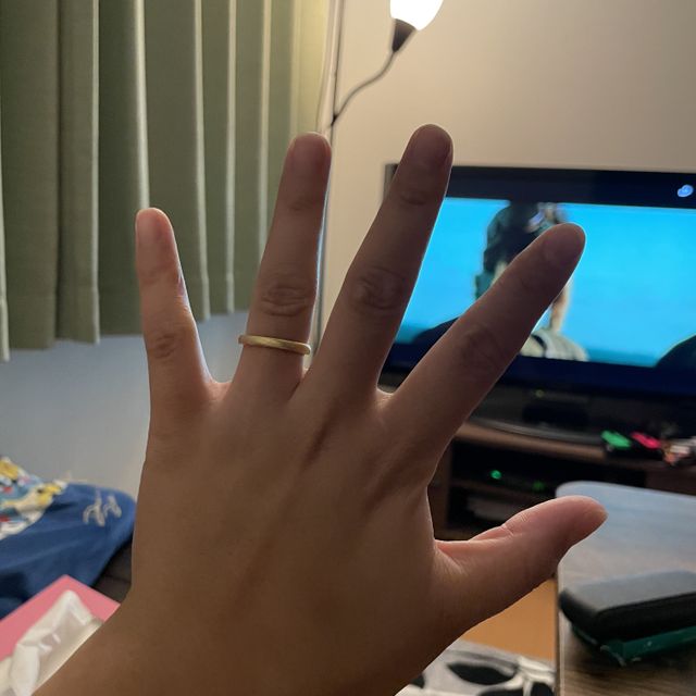 【アイプリモ(I-PRIMO)の口コミ】 マット加工で自分の好きなシンプル×ゴールドにしてもらえてめちゃく…