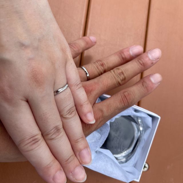 【4℃ BRIDAL(ヨンドシーブライダル)の口コミ】 着け心地がよく、デザインは色々な種類があり、どれもとても可愛くて綺麗…