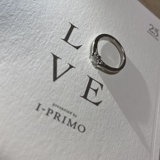【アイプリモ(I-PRIMO)の口コミ】 控えめながらダイヤの存在感があり、とてもかわいい。
控えめのため、普段…