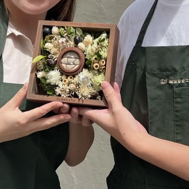 【鎌倉彫金工房の口コミ】 普段の服装がお互いカジュアルで、指輪も普段しないため、デザインがシン…