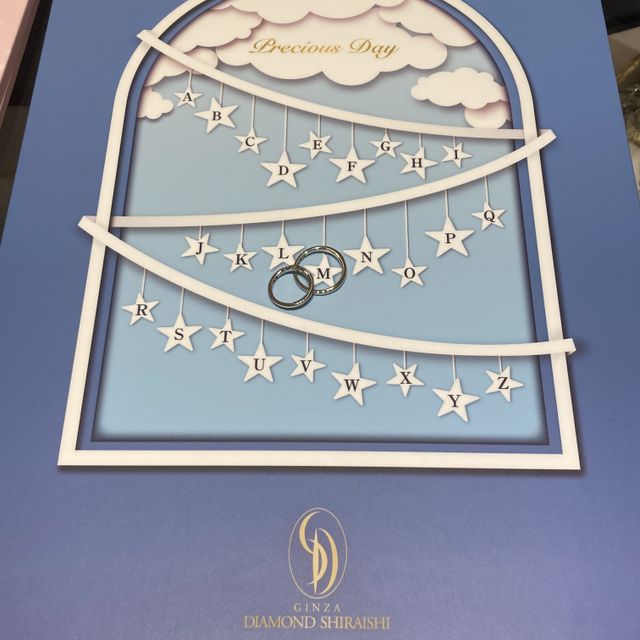 【銀座ダイヤモンドシライシの口コミ】 直感でこれ！と決めました。指輪のつけ心地、指輪の意味合い、年を重ねて…