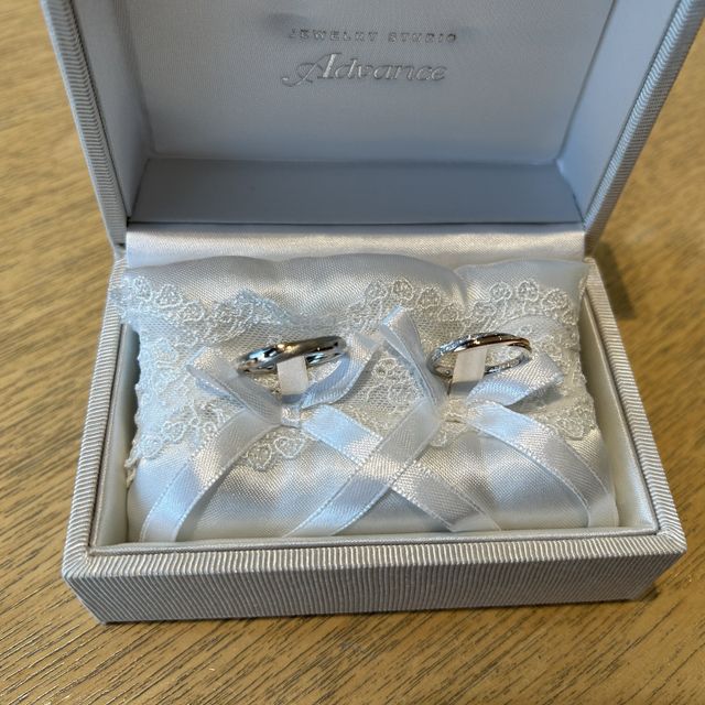 【JEWELRY STUDIO Advance(ジュエリースタジオアドバンス)の口コミ】 ピンクゴールドとシルバーの2色で作られていてとてもかわいいです！結婚指…