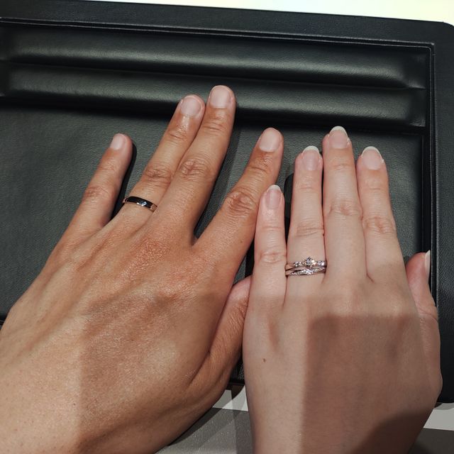 【ラザール ダイヤモンド(LAZARE DIAMOND)の口コミ】 彼がベッドフォード、私がドリルトン、エコーにしました。ベッドフォード…