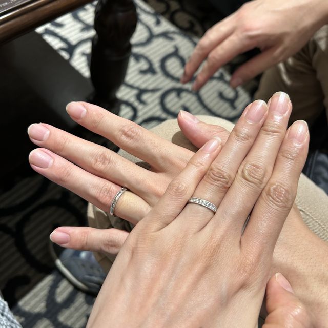 【TANZO.(鍛造指輪)の口コミ】 リングの太さから加工、指輪裏の刻印と、細かいところまですべて相談にの…