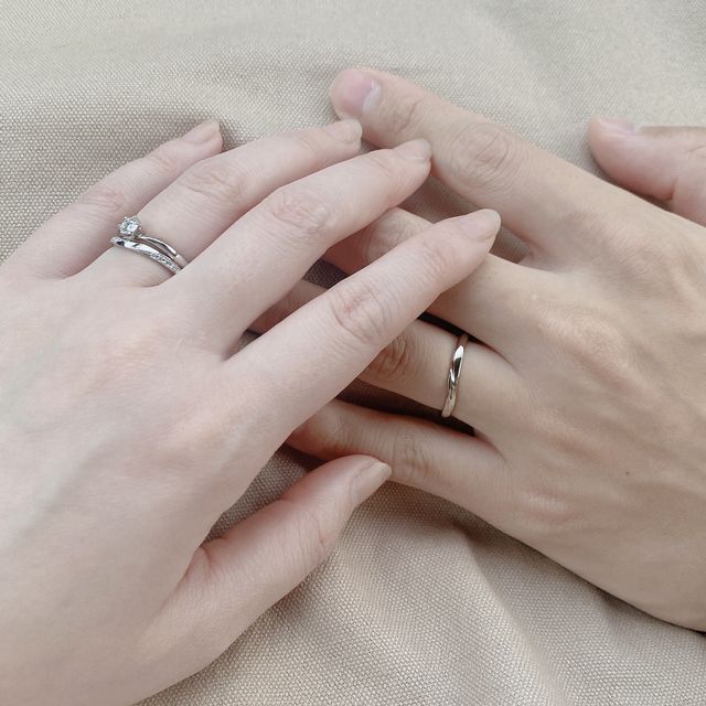 【アイプリモ(I-PRIMO)の口コミ】 指輪の形状のうち、ウェーブが自分の指に合うと知り、デザインが絞れたの…