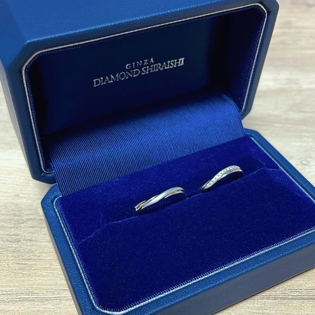【銀座ダイヤモンドシライシの口コミ】 デザインが豊富で、色々な形の指輪を取り扱っていて、とてもいい。シンプ…