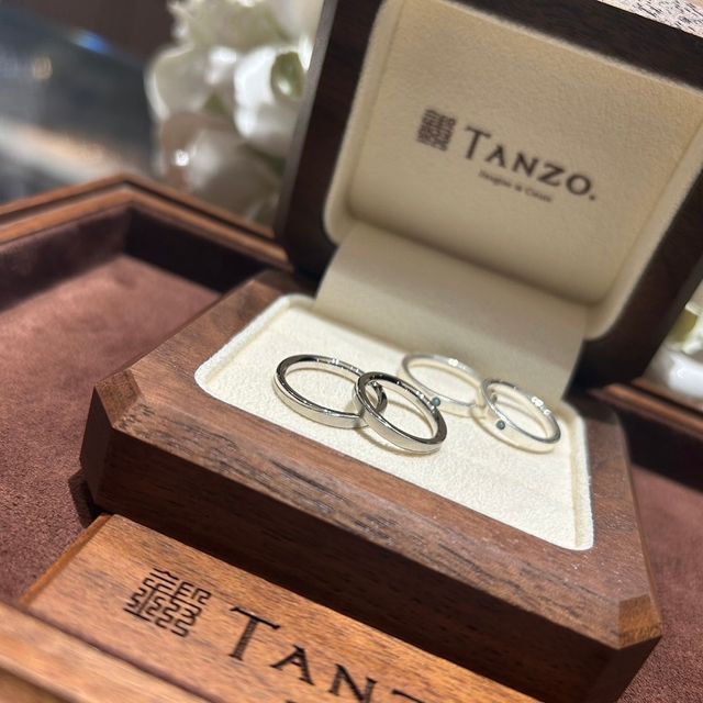 【TANZO.(鍛造指輪)の口コミ】 ２人の希望を伝えて、それに合う素敵な指輪をおすすめ頂き、納得した上で…