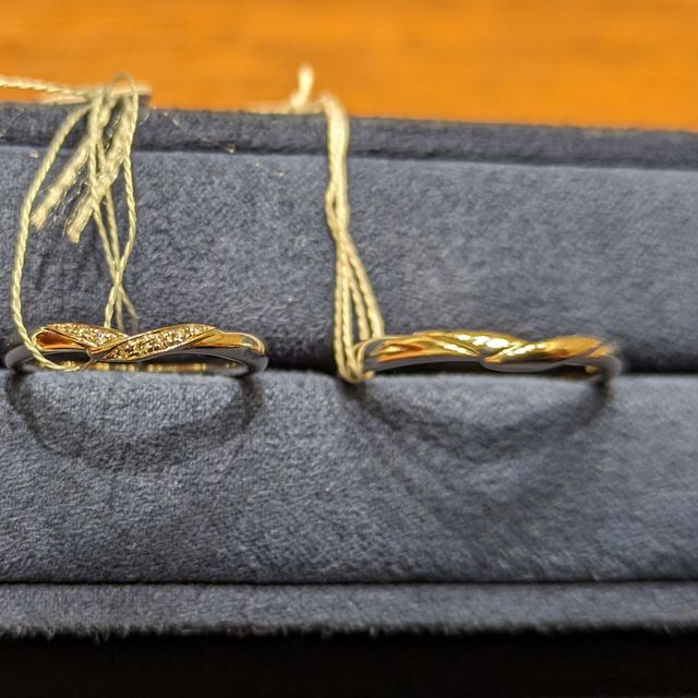 【4℃ BRIDAL(ヨンドシーブライダル)の口コミ】 美女と野獣が好きだったのと、Vのデザインが手が綺麗に見えてよかった。今…