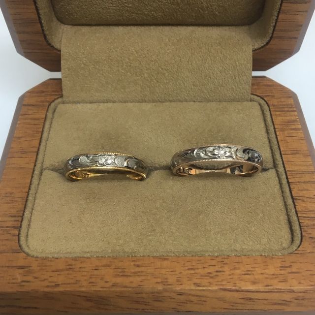 【Makana(マカナ)の口コミ】 手彫りデザインがすごく綺麗で感激*\(^o^)/*丈夫な作りの指輪みたいで、安…