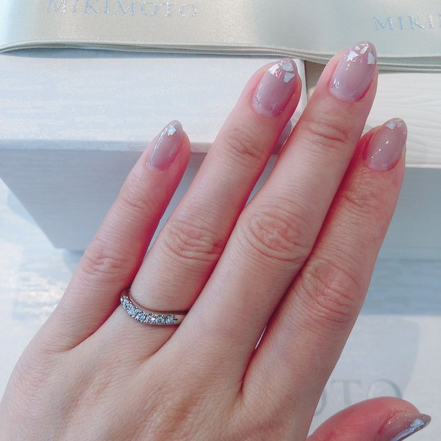 【MIKIMOTO(ミキモト)の口コミ】 結婚10周年目の記念に購入しました。ハーフエタニティで探していたのです…