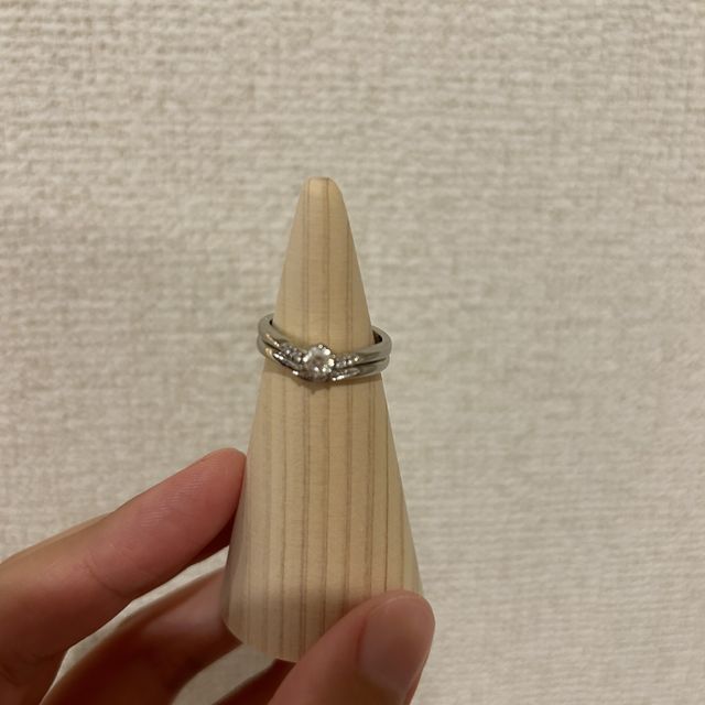 【アイプリモ(I-PRIMO)の口コミ】 指輪のデザインは他の人と被りにくく、自分たちにあった指輪を選ぶ事がで…