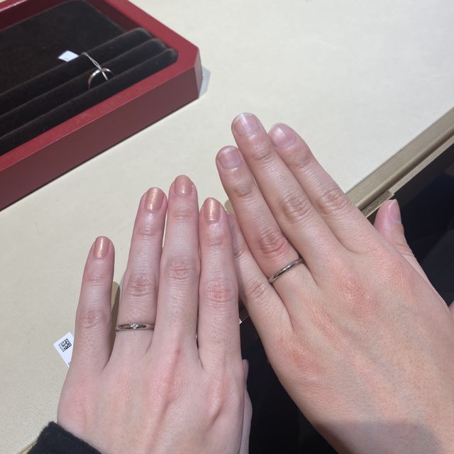 【カルティエ(Cartier)の口コミ】 カルティエの中でも価格が届く範囲で試着しました。そうするとダイヤモン…