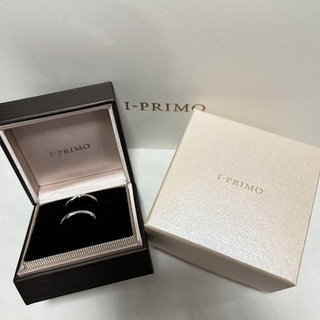 【アイプリモ(I-PRIMO)の口コミ】 男性用の指輪と女性用の指輪を重ねるとぴったりくっつくところまた男性の…