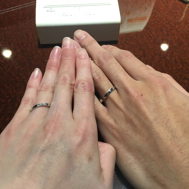 【JEWELRY  KAMATA(ジュエリーかまた)の口コミ】 シンプルなデザインながらも、さりげないダイヤの主張が大人の女性の魅力…