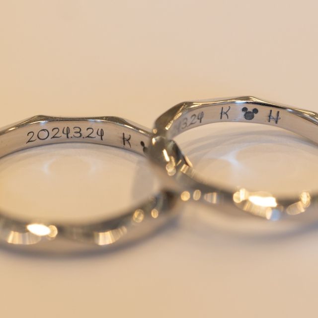 【ジュエリー工房 YAMAMOTOの口コミ】 2人の思い出の数字や刻印、デザイン何から何まで自分たちらしいものを取り…