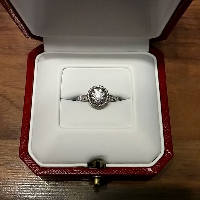 【カルティエ(Cartier)の口コミ】 はじめ、ずっとバレリーナが欲しいと思っていましたが、リングの部分が太…