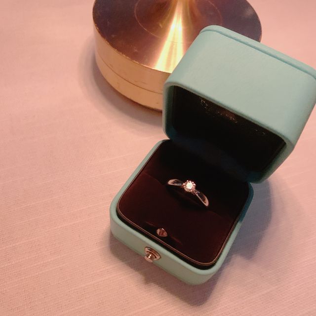 【ティファニー(Tiffany & Co.)の口コミ】 付け心地はよかったし、ダイヤモンドも綺麗。
ダイヤモンドな形も気に入っ…