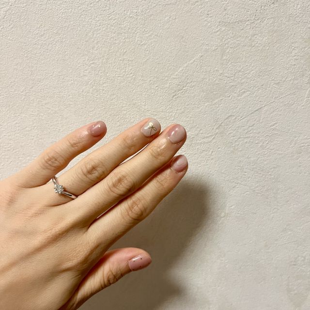 【宝寿堂(ほうじゅどう)の口コミ】 ハートのダイヤモンドの指輪が気になっていましたが、この商品にしました…