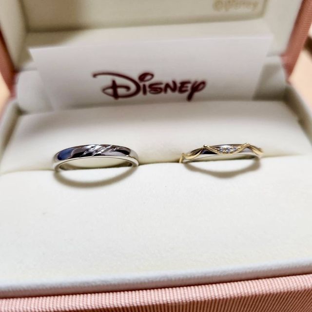【ケイウノ ブライダル(K.UNO BRIDAL)の口コミ】 ディズニーが好きな人が見れば「美女と野獣だ！」とすぐに分かる指輪だと…