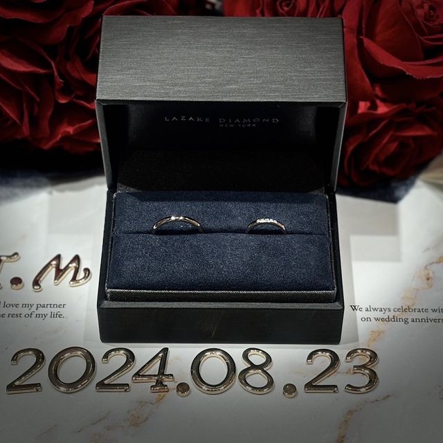 【ラザール ダイヤモンド(LAZARE DIAMOND)の口コミ】 結婚指輪は今後先、ずっと付けるものになるのでシンプルなものが良いと考…