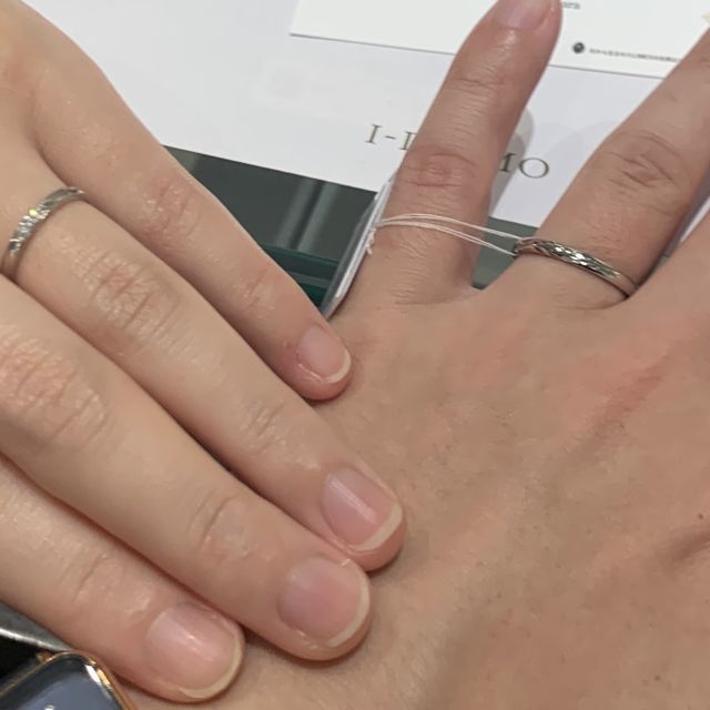 【アイプリモ(I-PRIMO)の口コミ】 シンプルなストレートタイプの指輪を探していましたが、パーソナル手診断…