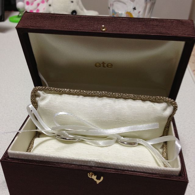 【ete(エテ)の口コミ】 もともと好きなジュエリーブランドで、結婚指輪もここのブランドにしたか…
