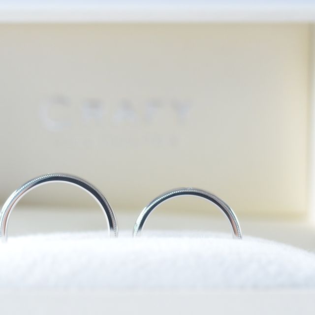 【CRAFY(クラフィ)の口コミ】 ミルグレインのデザインが気に入ったので、2列にしました。
八光のデザイ…