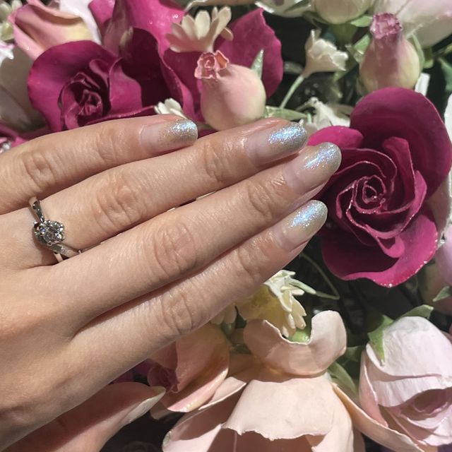 【TANZO.(鍛造指輪)の口コミ】 やはり1番はデザインに大満足しています！彼から指輪を初めて貰った時は、…