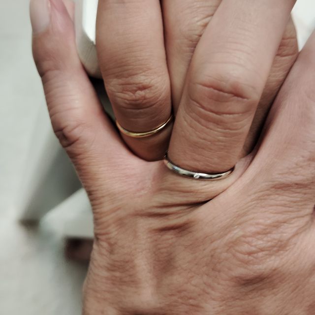 【鎌倉彫金工房の口コミ】 結婚指輪を買う、まして作ることがピンとこない中、パートナーの希望で製…