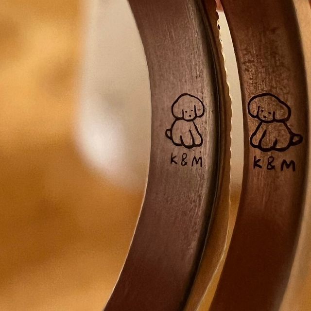 【uchimari(ウチマリ)の口コミ】 指輪の素材からデザインまで、全て自分たちの好きなように作ることができ…