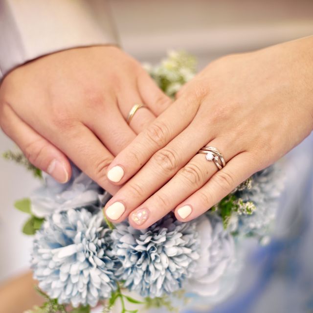【ケイウノ ブライダル(K.UNO BRIDAL)の口コミ】 いかにも結婚指輪ですって感じのよりファッション性があるのが良くて探し…