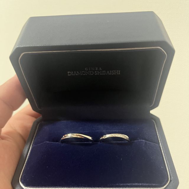 【銀座ダイヤモンドシライシの口コミ】 人気なデザインだが、自分で選んだダイヤモンドを付けてもらいまた違う雰…