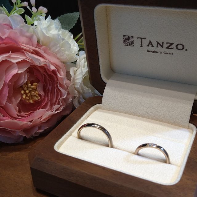 【TANZO.(鍛造指輪)の口コミ】 指輪の厚みや側面の形状、S字加工やマット加工などの複雑な加工をしてもら…
