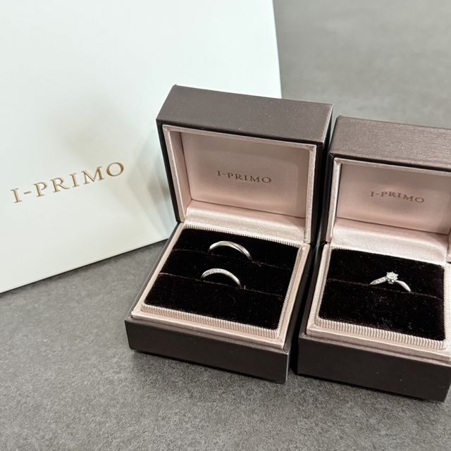 【アイプリモ(I-PRIMO)の口コミ】 指輪のデザインもとても豊富で、私たちの手や指の形、長さに合わせて選ぶ…