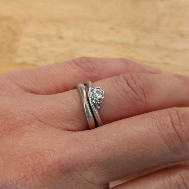 【TRECENTI(トレセンテ)の口コミ】 ゼクシイなどの広告を見て、かわいいなと思い見に行きました。
エンゲージ…