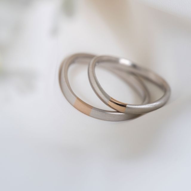 【Cayof(カヨフ)の口コミ】 2色のリングにしたい！ということだけしか決まっていなかったので、かなり…