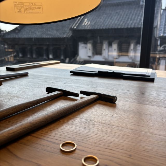 【CRAFY(クラフィ)の口コミ】 指輪作りを初めて体験しましたが、とても楽しかったです。削りすぎてしま…