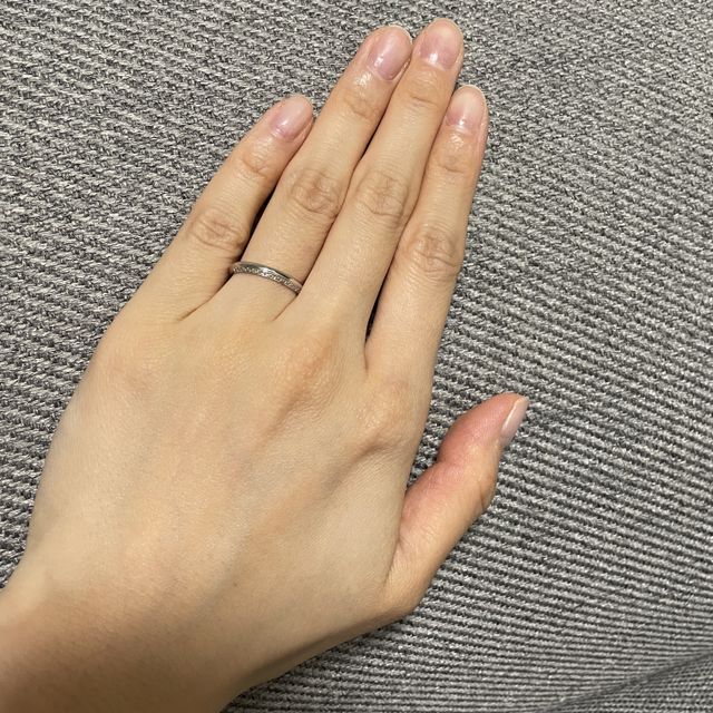 【アイプリモ(I-PRIMO)の口コミ】 ダイヤを上に来るように着用した時と、下に来るように着用した時で指輪の…