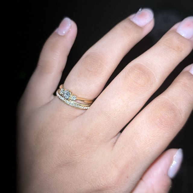 【アイプリモ(I-PRIMO)の口コミ】 指輪のデザインに1番こだわりました！！その後に彼がダイヤモンドの品質を…