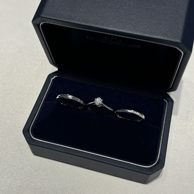 【銀座ダイヤモンドシライシの口コミ】 結婚指輪は長く使うものなので、着け心地やアフターサービスを重視して選…