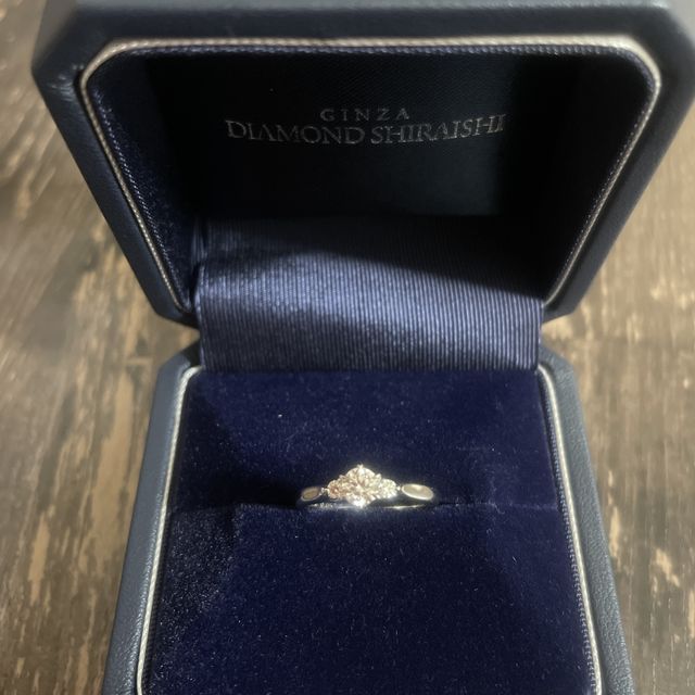 【銀座ダイヤモンドシライシの口コミ】 どの角度からダイヤモンド見ても輝き方が素晴らしい。
大変きれいな輝き方…