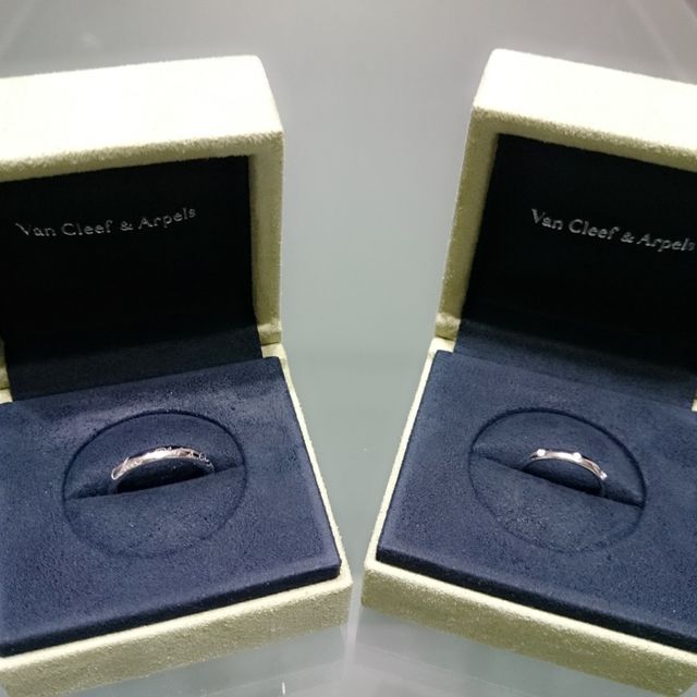 【ヴァン クリーフ＆アーペル(Van Cleef & Arpels)の口コミ】 一生に一度のことなので、憧れのブランドに決めました。毎日つけるものな…