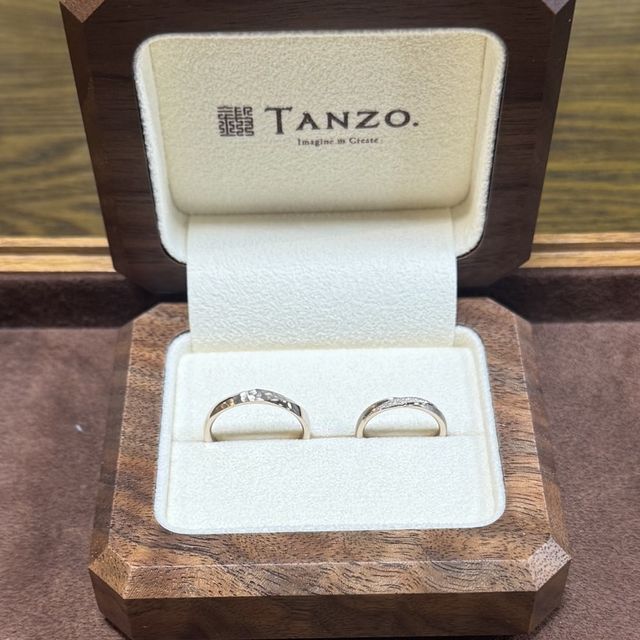 【TANZO.(鍛造指輪)の口コミ】 ダイヤモンドなどの石は傷や外れが心配で最初から入れる予定はなかったの…