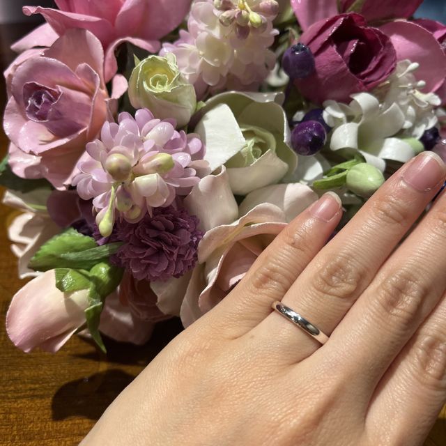 【TANZO.(鍛造指輪)の口コミ】 指輪のデザインが、可愛すぎずに日本らしく個性的でスタイリッシュな雰囲…