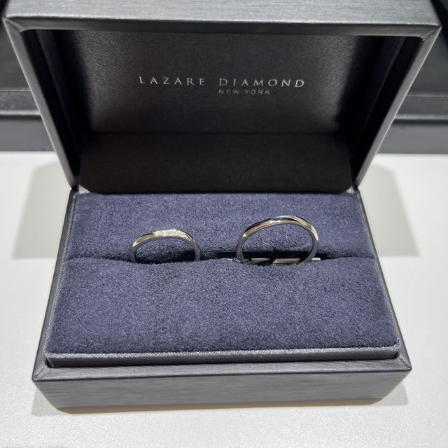 【ラザール ダイヤモンド(LAZARE DIAMOND)の口コミ】 指輪のはめ心地がすごく良く違和感がなかったため、これなら毎日ずっとつ…
