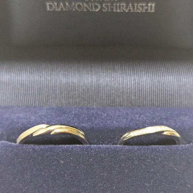 【銀座ダイヤモンドシライシの口コミ】 お手元が綺麗に見えるデザインです。私が購入した指輪がダイヤの位置をず…
