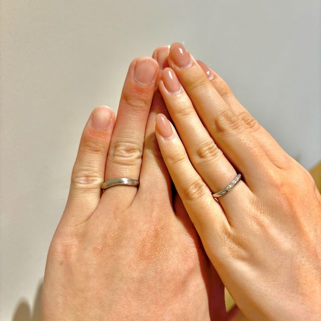 【出雲結(いずもゆい)の口コミ】 〜縁結〜を選択しました。曲線を描いているので、指へのフィット感もあり…