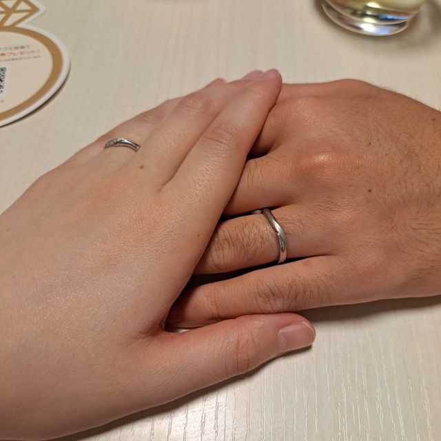 【アイプリモ(I-PRIMO)の口コミ】 指輪のデザインが私はおとなしめを希望していたので、ピッタリのものが見…