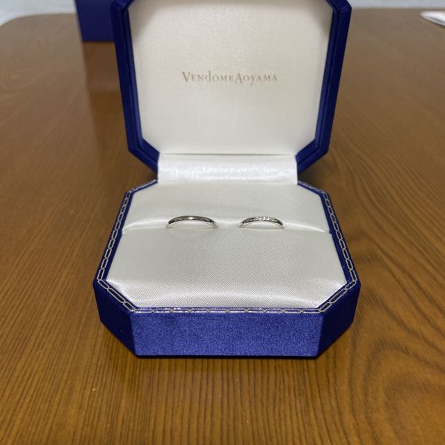 【ヴァンドーム青山(VENDOME AOYAMA)の口コミ】 シンプルで普段使いしやすいのをえらびました。ペアリングでウェーブがか…