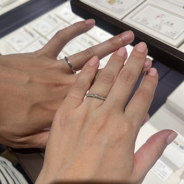 【俄(にわか)の口コミ】 婚約指輪はなしで、毎日着用できる結婚指輪でダイヤモンドのあるものを&he…